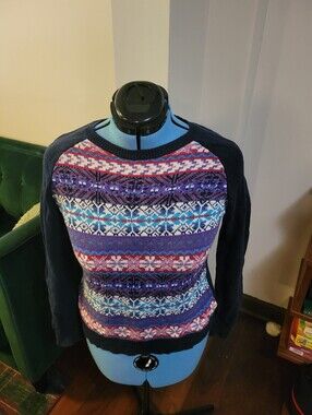 Chaps Colorful Patterned Women's Sweater